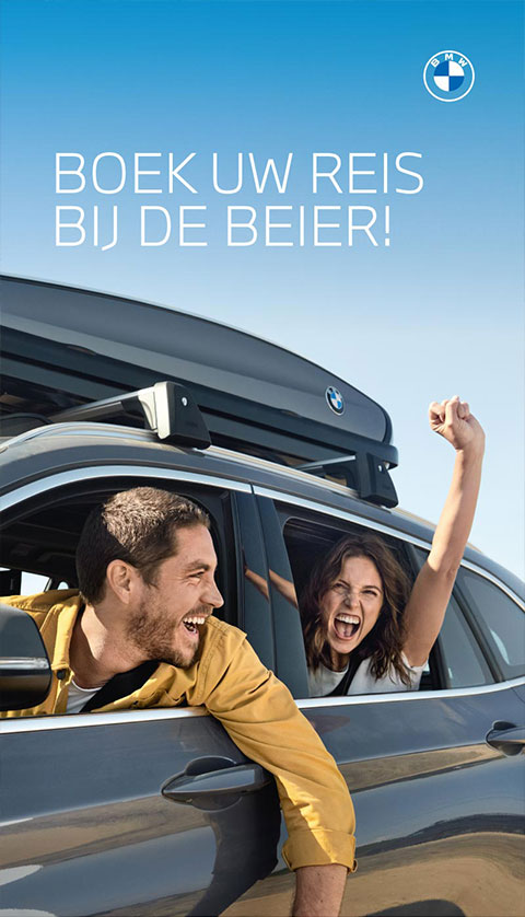Rollup banner ontwerp 2 in bmw stijl